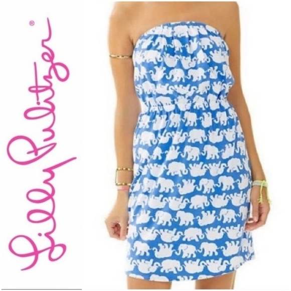 Lilly Pulitzer Windsor Tusk in Sun Elephant Dress